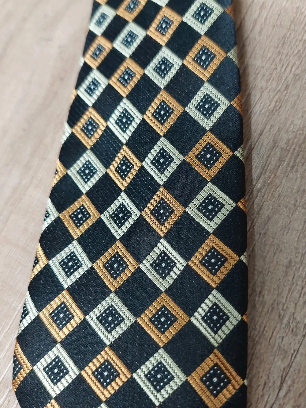 Kids' Geometric Print Clip-On Tie.